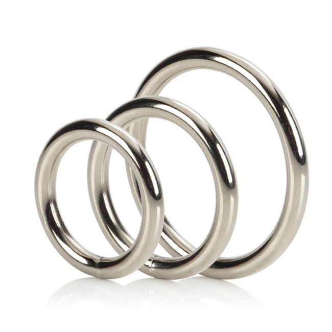 Calexotics Silver Ring 3-Piece Set